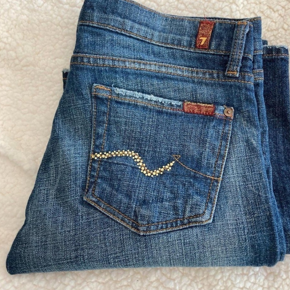 7FAM 7 For All Mankind Bootcut Flare Jeans Size 27